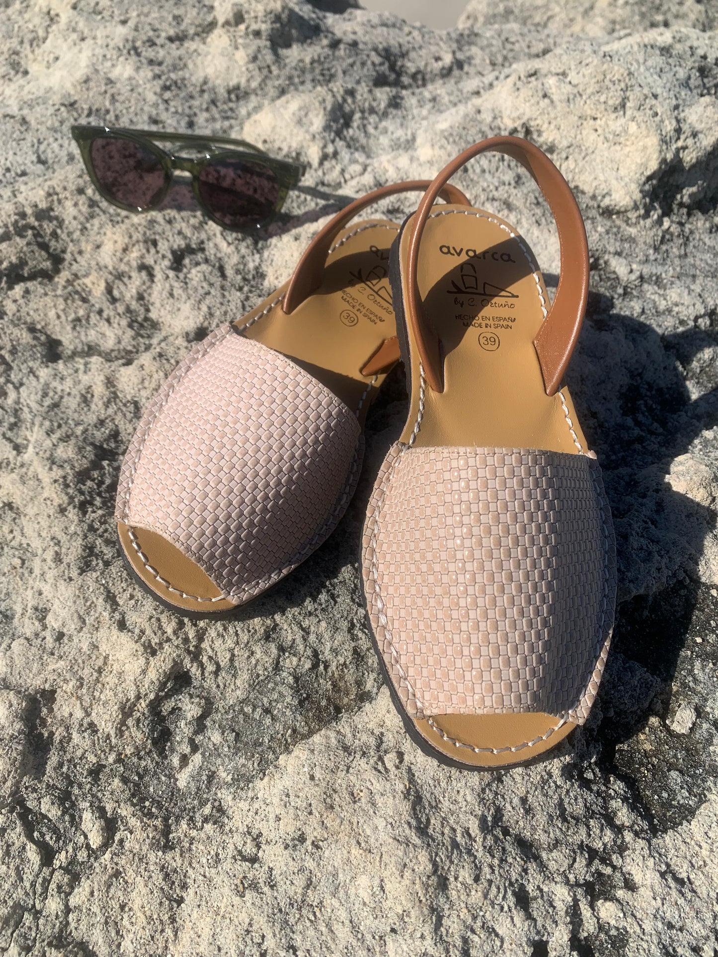 Nude Ladies Suede Sandal