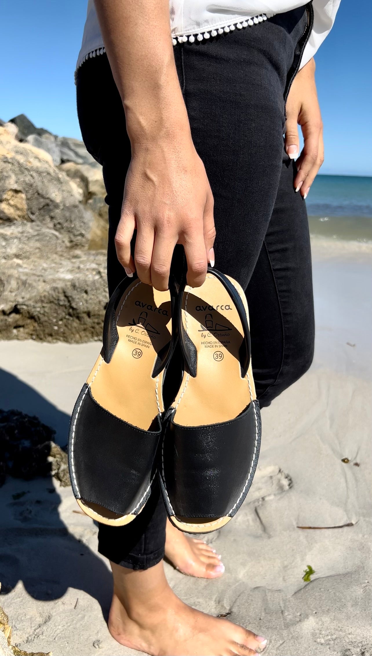 Handmade Leather Sandals Bundle – Tan & Black (2 Pairs for $199)