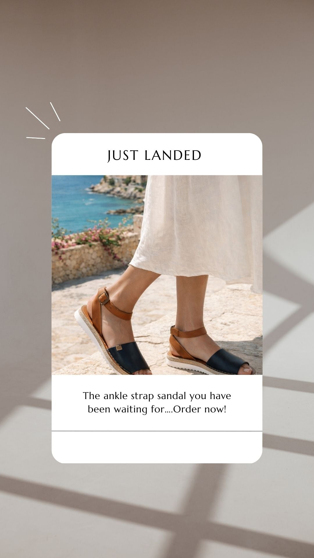 Women’s Black Leather Ankle Strap Sandals – Handmade Spanish Comfort Flats