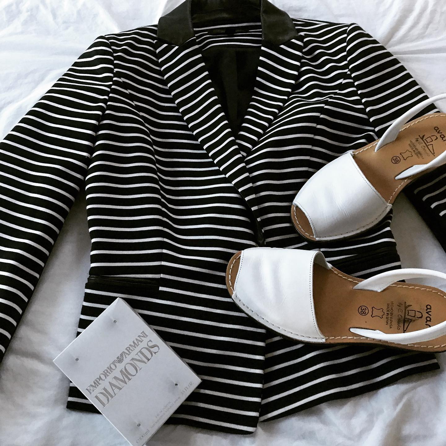 Avarca Menorcan Classic WHITE Ladies Leather Sandal