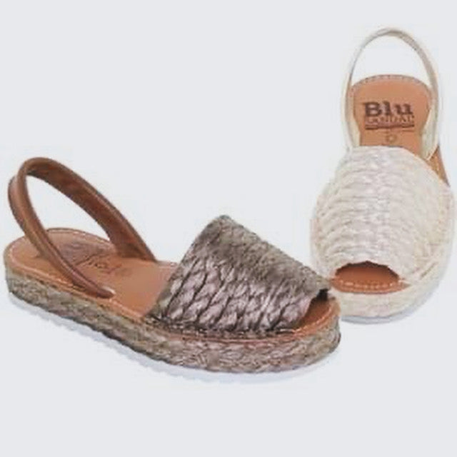 Classic braided Leather Flatform - Size 41