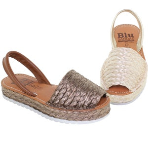 Ivory Flatform Sandals Handmade in Spain - PREORDER LIVE